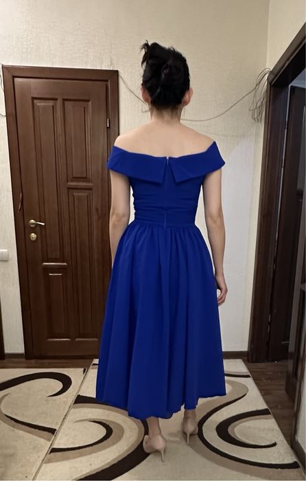 Платье вечернее синее