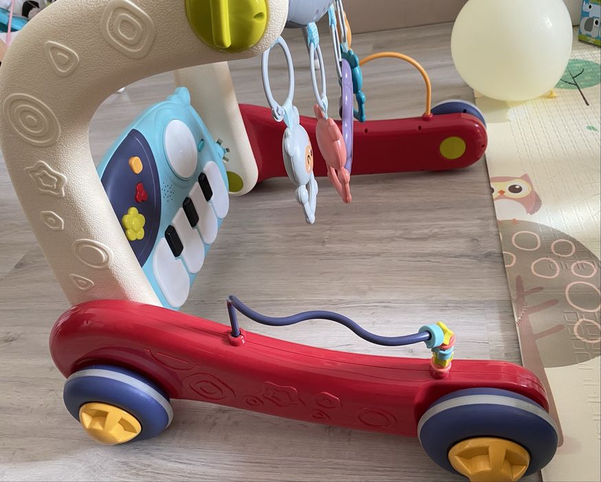 Premergator cu saltea Multistage baby walker 3in1