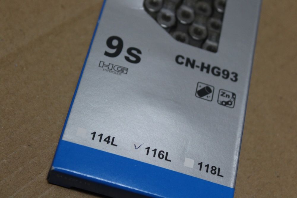 Shimano CN-HG93 XT 116L 9 vit. lant bicicleta