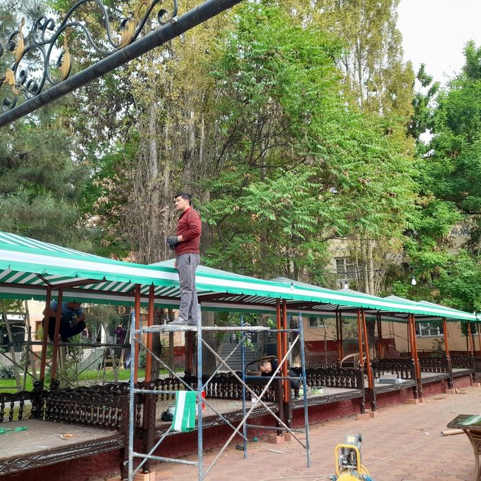 Банер  тент  соя  сетка  и  баннерларни  установка  киламиз