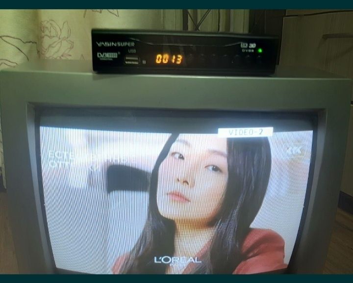 Продам телевизор 37 диагональ +ресивер