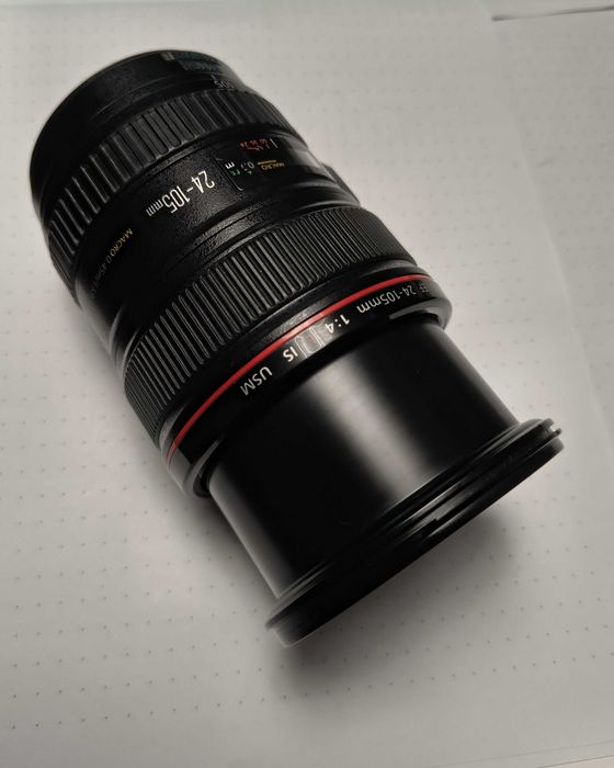 Obiectiv foto Canon EF 24-105mm f/4L IS USM Full Frame– obiectiv profesional seria L