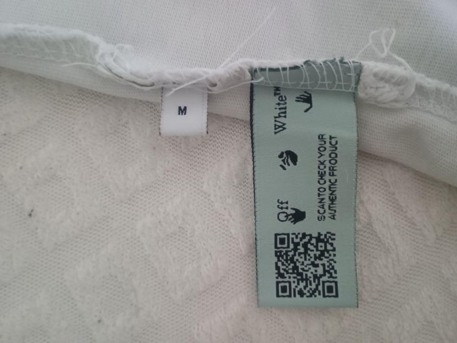 OFF-WHITE Pioneer DJ T-shirt alb original rar – streetwear