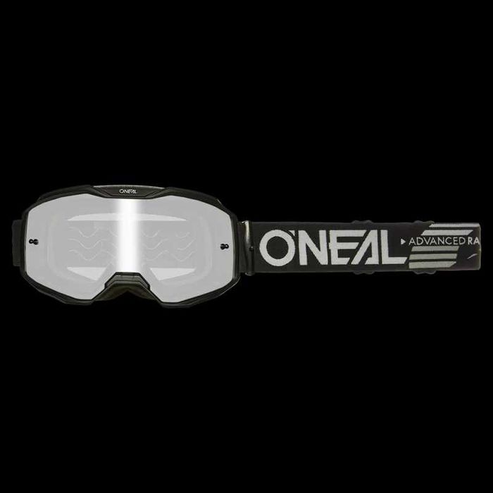 Мотокрос очила O'NEAL B-10 Solid Black - SILVER MIRROR V.24