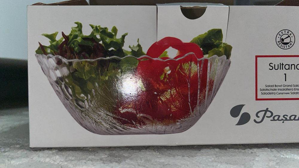 Салатник стеклянный