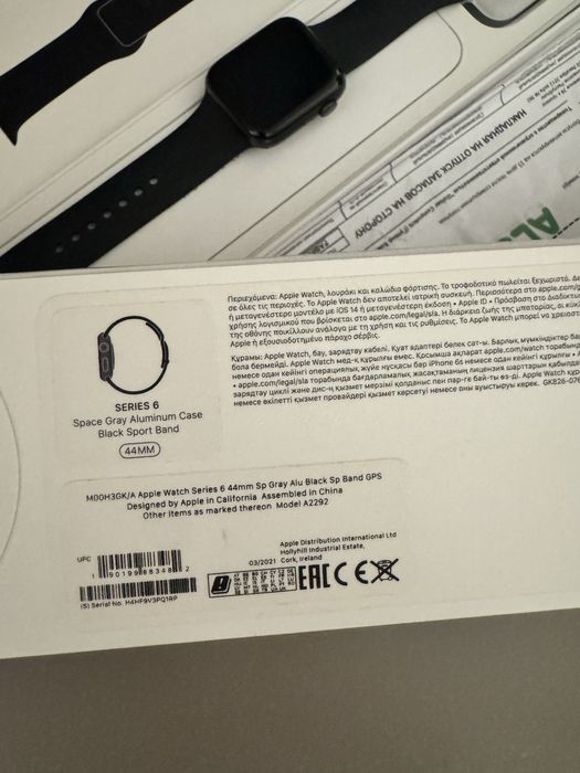 Apple watch series 6 44mm black