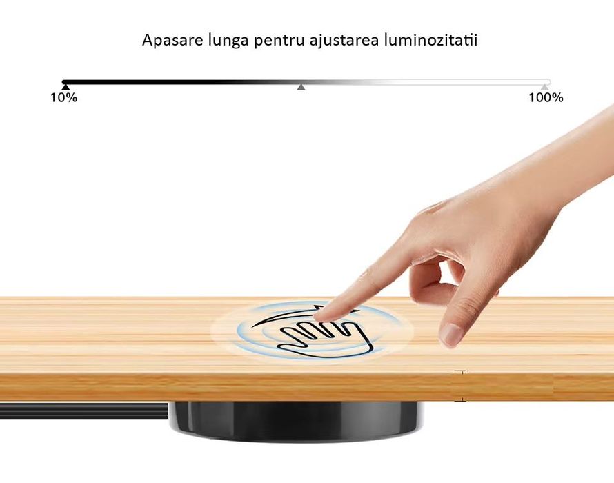 Intrerupator cu variator dimmer led senzor tactil nu necesita gaurire