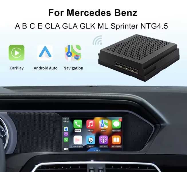 Modul Becker NTG 4.5 Carplay Android Auto Mercedes-Benz A B C E GLK ML