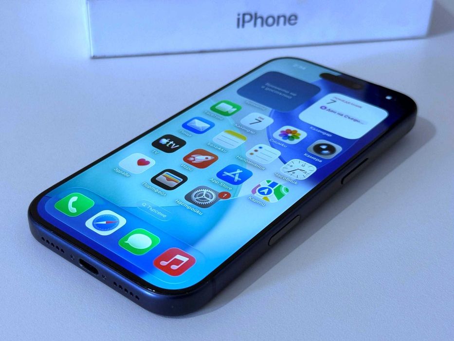 Бартер! iPhone 17 Pro Deep Blue (Син) 100% Батерия.