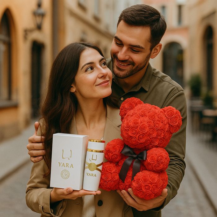 Избери своя любим арабски парфюм YARA + подарък мече от рози