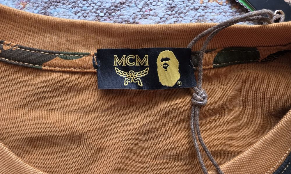 Футболка Bape x MCM