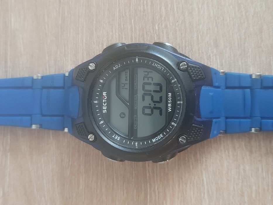 Ceas Sector Expander Digital – Curea Albastră