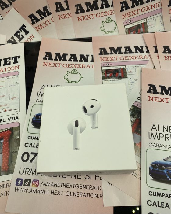 Amanet Next Generation/ Casti Airpods 4 Noise Cancellation