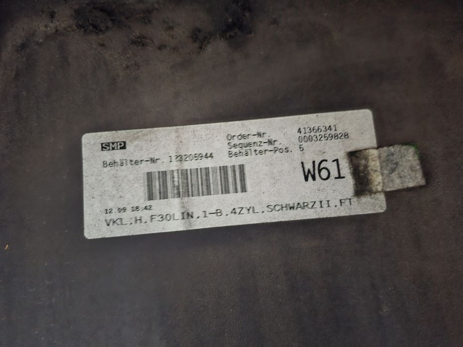 Bara spate BMW F30 Nonfacelift culoare 668 Schwarz II