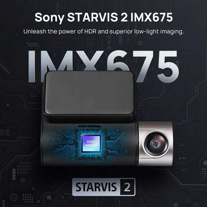 Видеорегистратор Xiaomi 70Mai Dash Cam 4K A510 + Rear Cam Set
