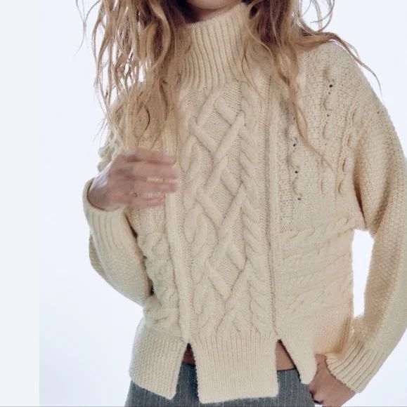 Pulover Zara crosetat