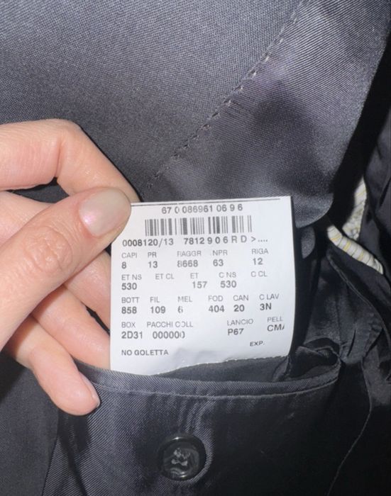 Sacou bărbătesc gri Corneliani din lână extrafină– mărimea 54
