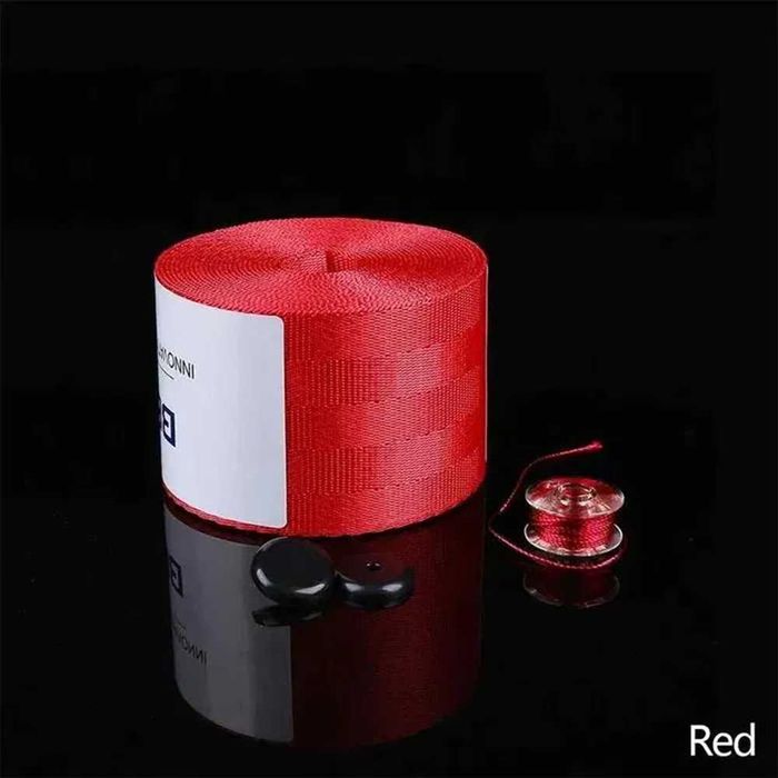 Универсални цветни ленти за предпазни колани 3.6 метра - 5 цвята.