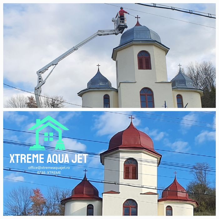 Curățare și vopsire acoperișuri, Lucru la înălțime, Alpinism utilitar