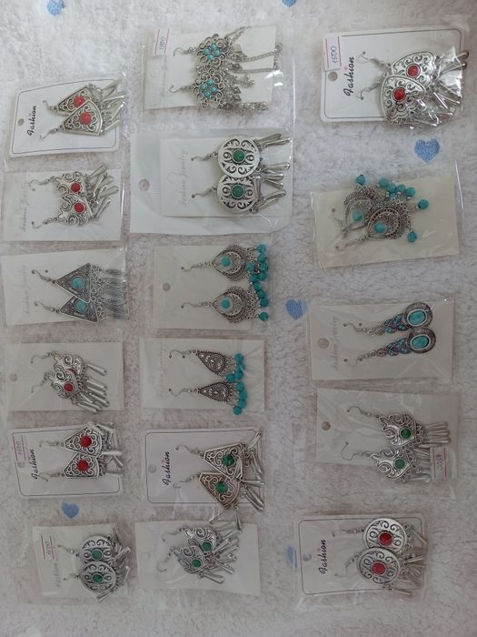 Резиночки, серьги национальные