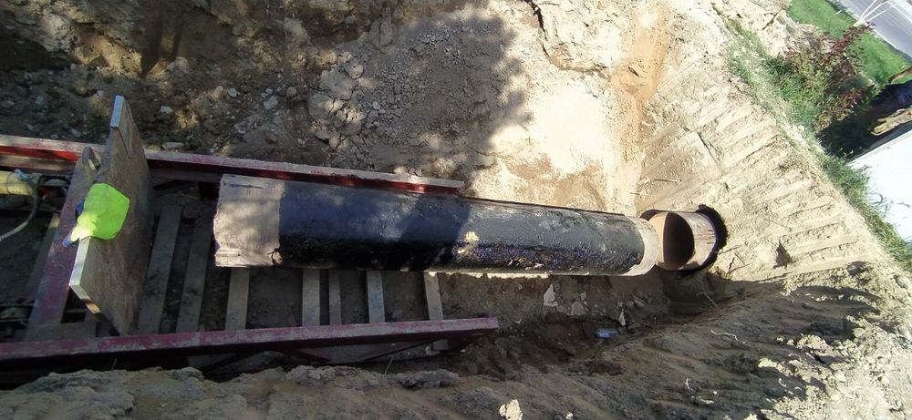 Прокол horizontal drilling.