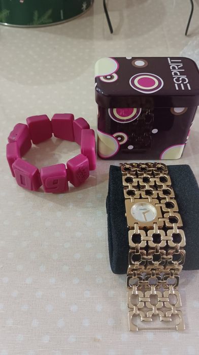 Всяко по 20 лв Miss sixty обеци и часовник Esprit