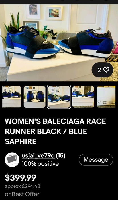 Balenciaga оригинални спортни обувки, 38 номер