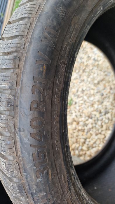 Anvelopă 315/40R21 marca Continental, DOT 2024,9 mm,M+S
