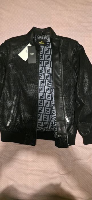 FENDI-Мъжко Кожено Яке.