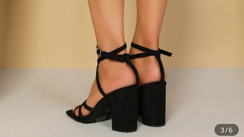 Дамски сандали на ток 38