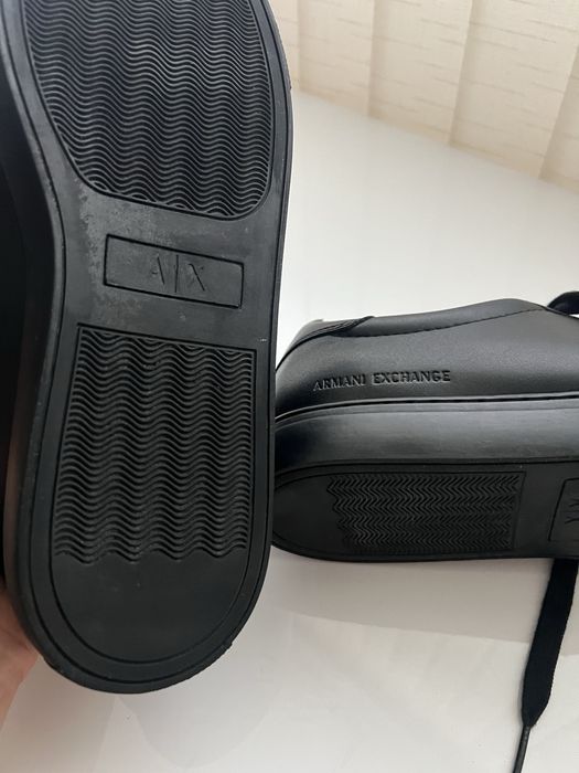 Сникърси A|X Armani Exchange 44 черни кожа