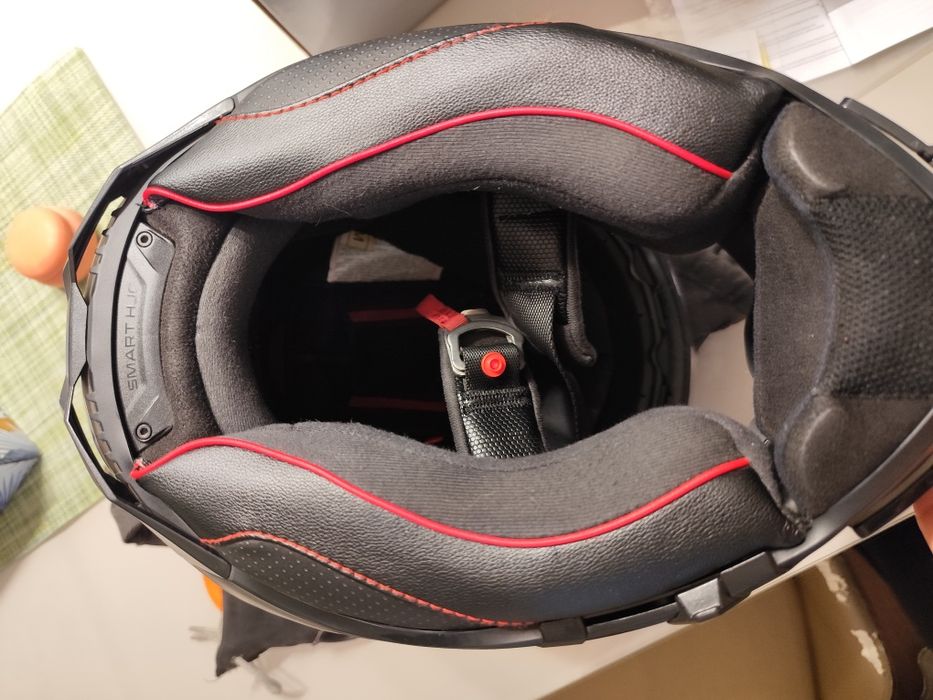 Cască moto HJC F70 Solid Metal Black – ca nouă + suport GoPro