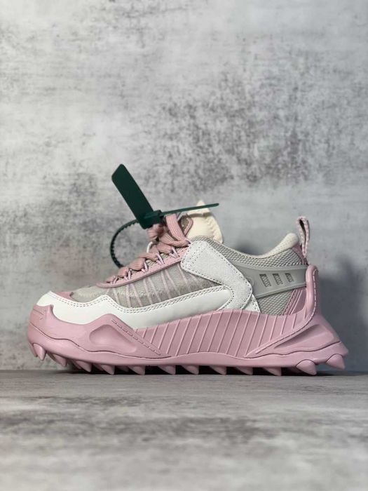 Adidasi OFF WHITE, Odsy 1000 SNEAKERS Premium din Piele / Beige Pink