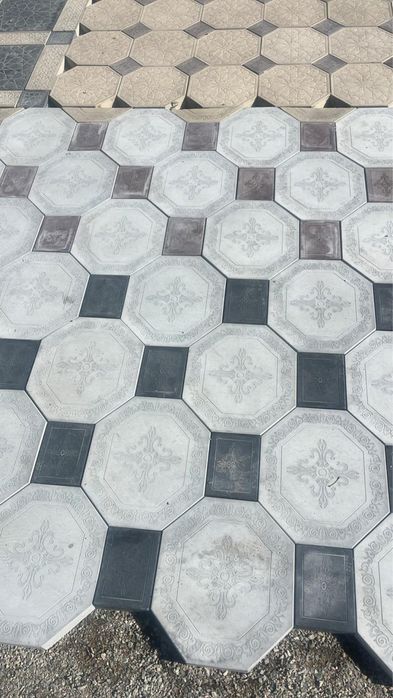 Брусчатка, тротуарная плитка, бордюры