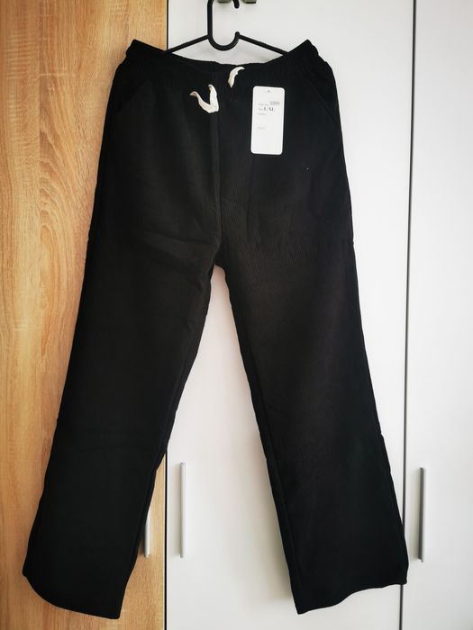 Дамски широк джинсов панталон- три цвята