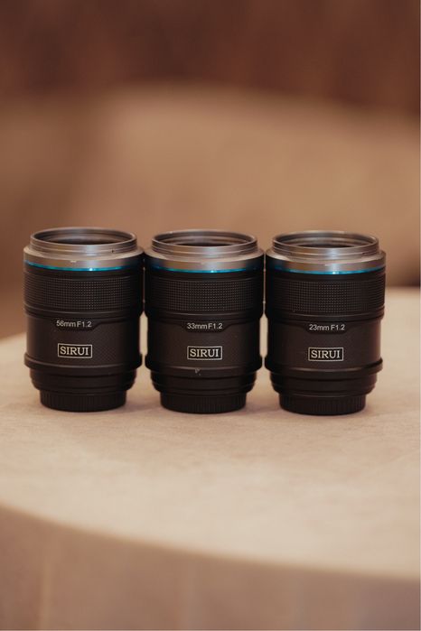 Sony Fx30  Sirui 23mm 33mm 56mm