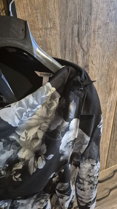 Дамска риза, туника в комплект с черен потник