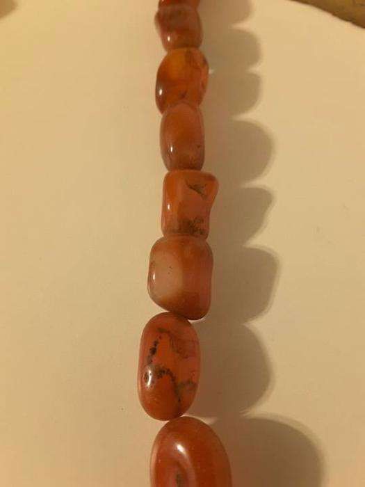 Colier tibetan din agate
