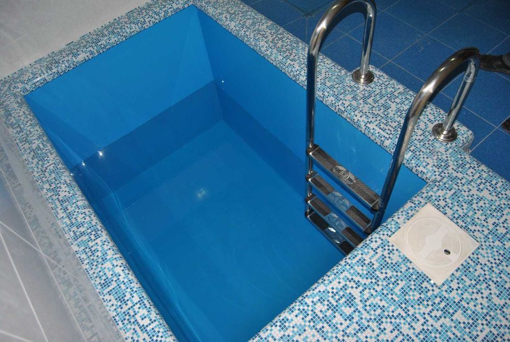 Sauna, xammom uchun polipropilen kupellar, tog'oralar, mini hovuzlar