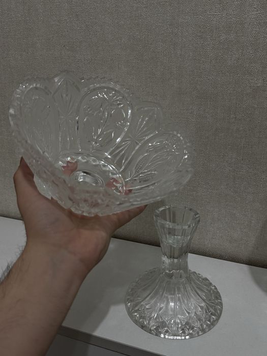 Хрусталь ваза 2 шт