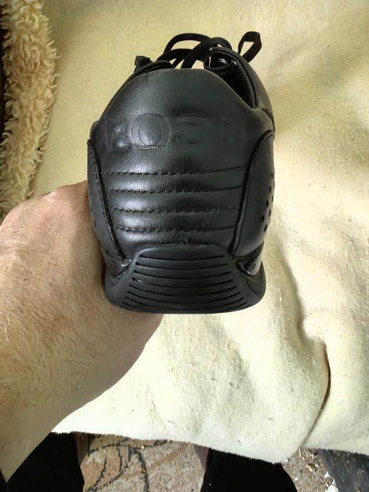 Маратонки "  BOSS" v черни, кожа, оригинални