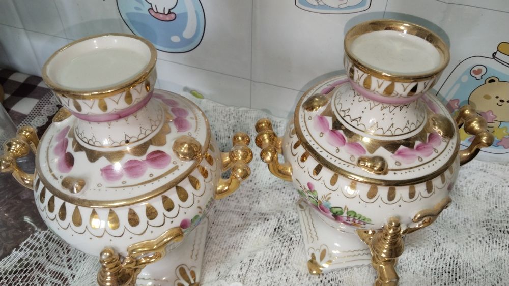 Самоварчики Гжель без чайничков