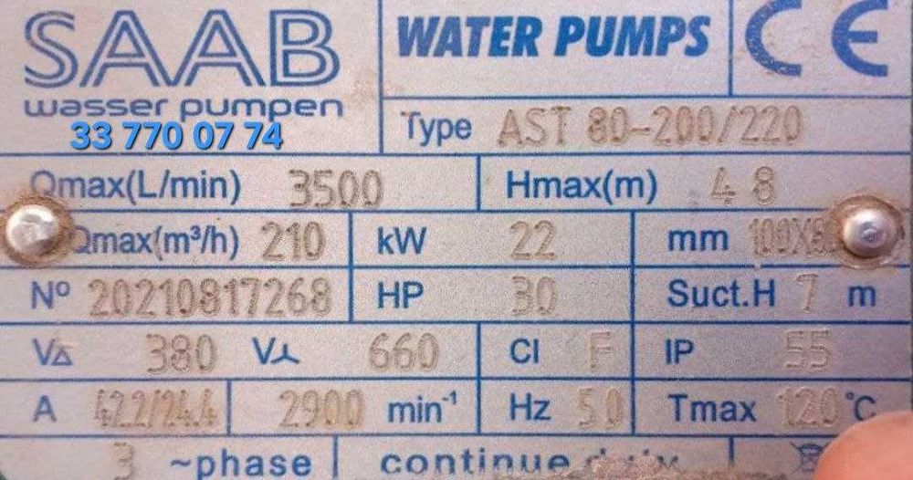 Центробежный насос SAAB AST 80-200/22
