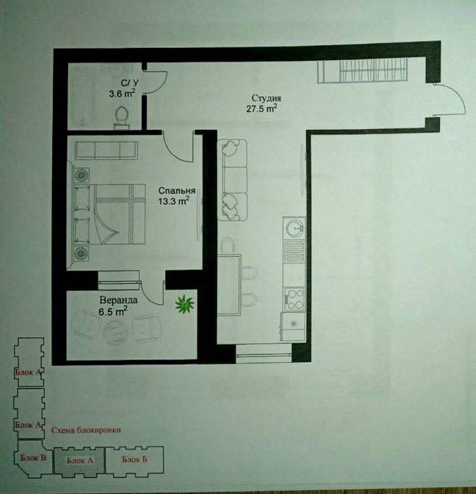 Яшнабад улица Иззат Новостройке продается квартира коробка 2/7/8  52м2