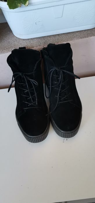 Боти Tamaris 39. 5н.Естествен велур.