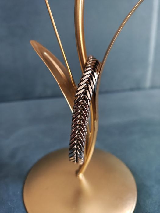 Браслет серебряный.