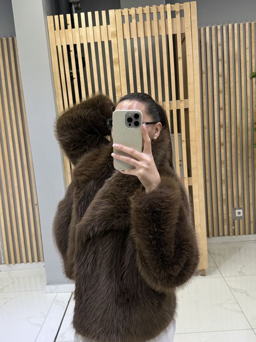 Трендовя модель эко-шубы