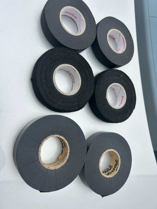 Bandă izolatoare pânză și PVC, 3 tipuri, izoler band Coroplast Germany
