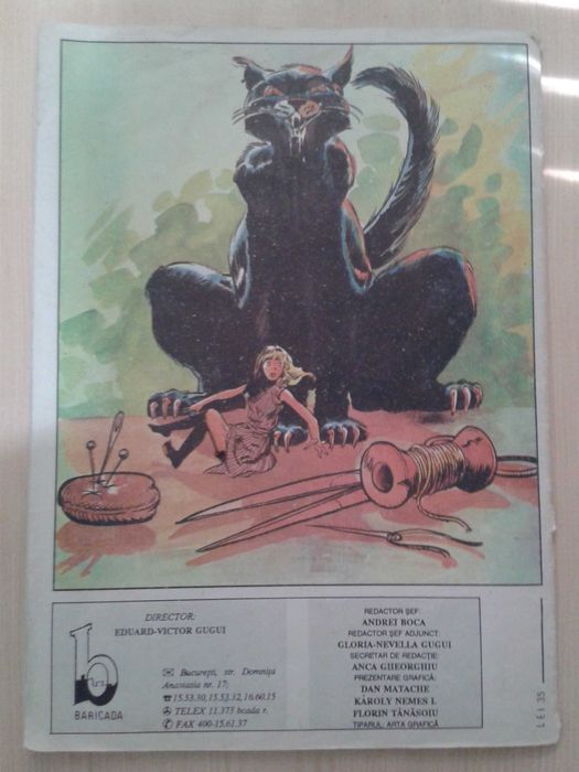 Revista romaneasca de benzi desenate BOUM foarte RARA