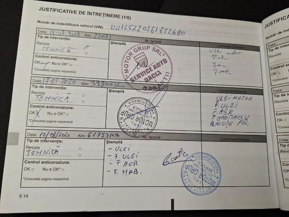 Dacia Logan Primul Proprietar,istoric service complet,TVA deductibil